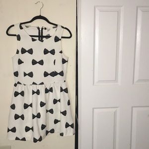 Blue and white now dress